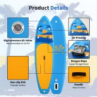 FunWater Tabla de Surf Hinchable de pie para Surf Ultrarresistente, Ligera y Estable, Tabla de Surf Sup, Accesorio de Remo Ajustable, Bomba, Mochila de Viaje, Correa de Seguridad, Remo Inflable para jóvenes y Adultos - details 2