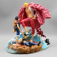 Figura De Acción One Piece Donquixote Doflamingo Vs Luffy 21cm PVC GK Estatua Modelo De Colección Decoración Para Escritorio Juguetes - details 0