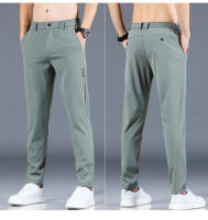 Pantalones Casuales Para Hombre Mingyu Verano Cintura Media Ajustados Elasticidad Negro Verde Gris Ligero Talla 28-38 - details 13