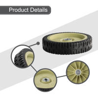 Rueda De Jardín 19.5cm Reemplazo De Alta Calidad Para Motosierra Frontal Con Trazado Suave Para Mowers De Mano Eficiente - details 11