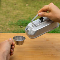 Kettle De Camping 0.3L Aluminio Portátil Calentamiento Rápido Con Manija Olla Para Té Para Viajes Y Acampar Eco-amigable - details 3