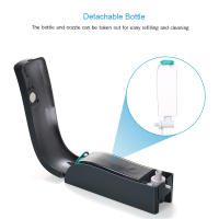 Dispensador De Jabón Manual De 300ml Sin Perforar Montado En La Pared Soporte Para Gel De Ducha Y Champú Líquido Para Baño - details 3