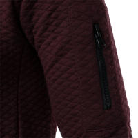 Sudadera Casual Para Hombre Con Cierre De Cremallera Y Collarín De Stand Waffle Para Otoño E Invierno Material Poliéster - details 18