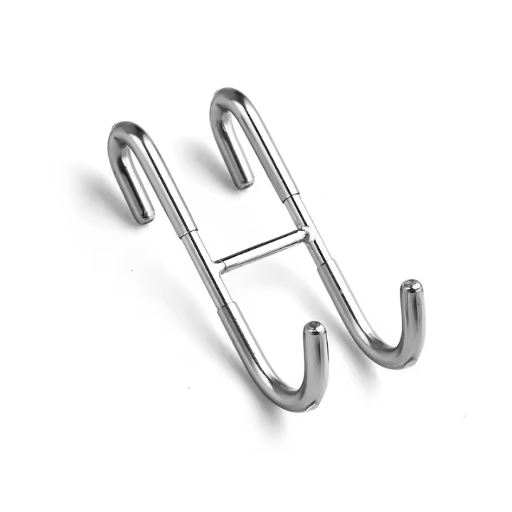 Gancho de pared para cabina de ducha, pared de ducha para baño – Gancho de baño muy ligero para ducha Almacenamiento de ducha en la puerta de la ducha (12 cm) 2 piezas - 1