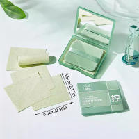 Papel Absorbente De Aceite Facial 100 Hojas Portátil Con Espejo Para Belleza Y Cuidado De La Piel De Mujer Case De Papel Absorbe Grasa Facial - details 8