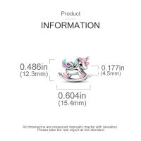 Encantadores Colgantes De Animales De Plata Para Mujer Joyería De Pulsera Y Collar Forma Irregular Sin Certificación - details 77
