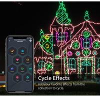 Luces De Navidad RGB LED Para Decoración De Calle Y Interior Smart Bluetooth APP USB Regulables Y Con Musicas Para Bodas Y Fiestas - details 10