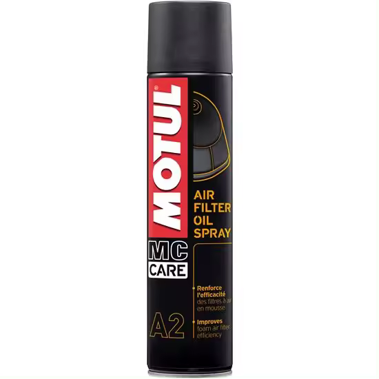 MOTUL A2 AIR FILTER OIL SPRAY 400 ml LIMPIADO FILTRO DE AIRE 102986 - 1