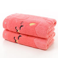 Toalla De Baño Para Adultos De Fibra De Bambú Suave Con Patrón De Animales Fashion Toalla Rápida De Secado Toalla De Cara Del Hogar Roba De Baño - details 7