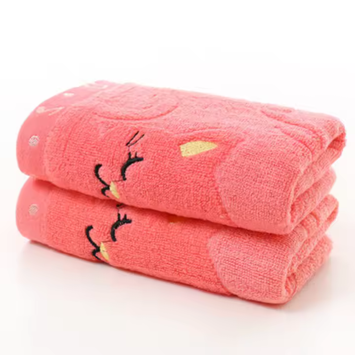 Toalla De Baño Para Adultos De Fibra De Bambú Suave Con Patrón De Animales Fashion Toalla Rápida De Secado Toalla De Cara Del Hogar Roba De Baño - 1