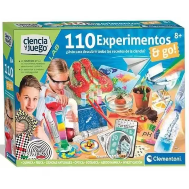Juego de Ciencia Infantil 110 Experimentos Clementoni - 1