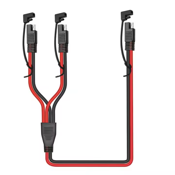 Conector De Harness De 2 Pines SAE Gadpow 10AWG Con Fusible De 15A Para Cable De Cargador De Batería De Coche Terminal O-ring - 1