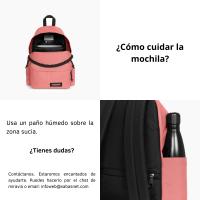 Mochila Eastpak A Day Pak'r Impermeable en Rosa Coral / Sabas Shop - details 1