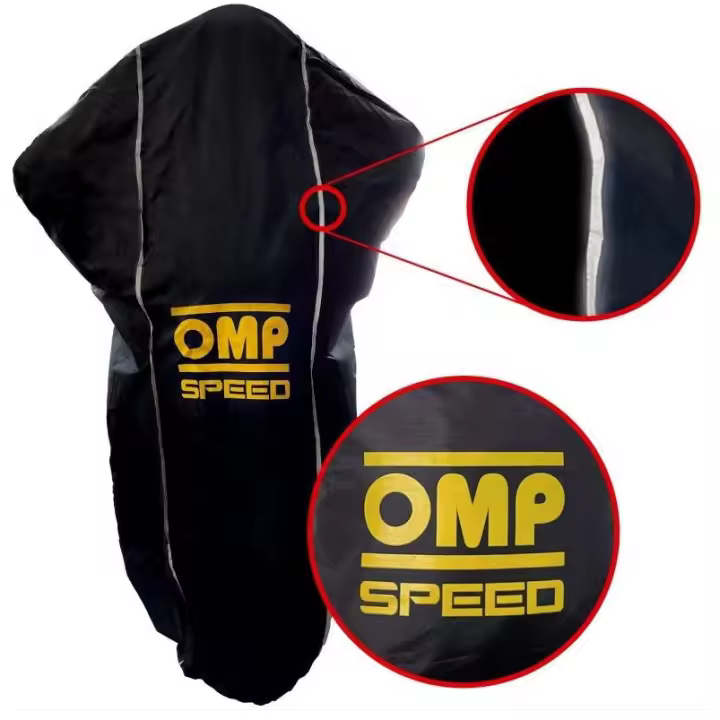 OMP SPEED FUNDA MOTO EXTERIOR/INTERIOR IMPERMEABLE TALLA M - CUBRE MOTO TRANSPIRABLE OXFORD 300D 246X118X127 CM - 1