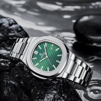 Reloj De Pulsera De Cuarzo Para Hombre OGEDA Diseño Clásico Resistente Al Agua Con Tres Manos Reloj De Business Para El Hombre Militar Material De Pulso De Tungsteno Acero Y Aleación - details 5