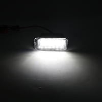 2PC Lámparas LED Para Placa De Número Para Ford Jaguar XJ XF Fiesta Focus S-MAX Grand C Max Mondeo Kuga Galaxy Ecosport Canbus - details 5