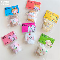 Llavero De Peluche Kpop IVE 8CM Wonyoun Gaeul Yujin Liz Rei Leeseo Anime Muñeca Colgante Para Bag Gifts Para Fans - details 1