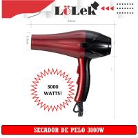 Secador de pelo 4000W, aire frío y caliente, con difusor, 2 potencias, protección térmica, LoLek-Oryx-Surker - details 1