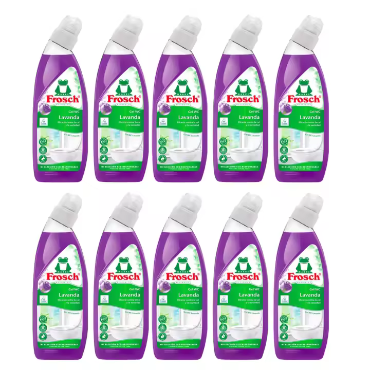 Pack 10x Gel limpia WC Lavanda Eco Frosch 750 ml - 1