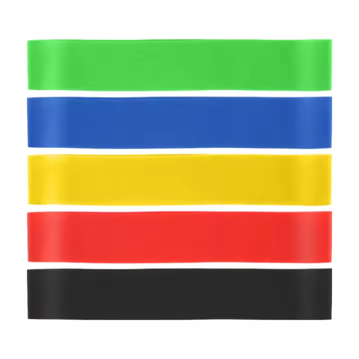 Set De 7 Bandas De Resistencia TPE Para Fitness Ejercitación De Fortalecimiento De La Mujer Y Hombre Equipo De Gimnasio Portátil Pilates Yoga - 1