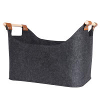 Cesta De Madera Plegable Grande 45x32x40 Cm Capacidad De 57 L Para Hogar Y Jardín Caja De Madera Para Estufa Y Pila De Leña Eco-amigable - details 9
