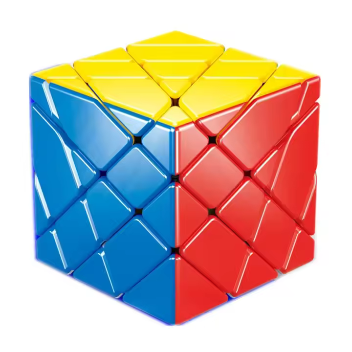 Cubo Mágico Fanxin 4x4 Pyramid Axis Windmill Zongzi Fisher Sin Pegatinas Juguete Educativo Para Niños Puzzle Cubo Magico Regalos - 1