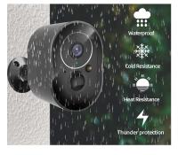 Cámara De Seguridad Inalámbrica Exterior 5MP Con Batería WiFi Cámara AI Con Silbato Y Luz De Escenario Visión Nocturna Compatible Con APP Tuya - details 9