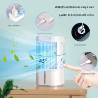 PORCHEDDU Aire Acondicionado Portatil, 4 en 1 Mini Enfriador de Aire with Depósito 900ml, 4 Velocidades de Ventilador, 2 Modos de Nebulización, Oscilación de 90 °, Colores Luces, Temporizador, para Oficina Hogar - details 4