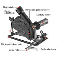 Nuevo Soporte Para Máquina De Ángulo Ajustable Conversor De Mesa Herramienta Para Trabajar Madera Corte Base Soporte Para Angel Mill - details 5
