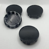 4Pcs 54mm Cubiertas De Eje Para Ruedas De Coche En Negro Y Plateado ABS Plástico Accesorios Automotrices Protección Contra Polvo - details 2