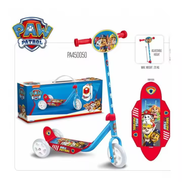 PATINETE 3 RUEDAS PAW PATROL DE STAMP - 1