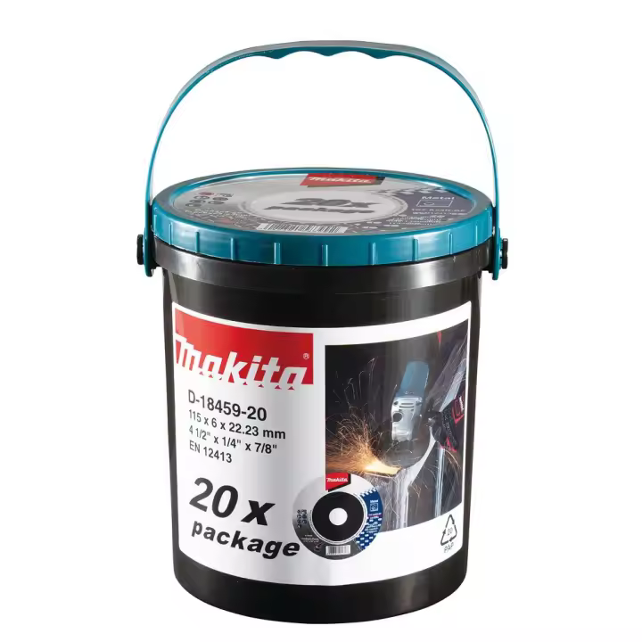 20 ud Disco de desbarbar metal 115 x 6 x 22 mm Makita - 1
