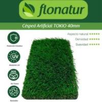 Césped Artificial TOKIO 40 mm Natural y Realista | Suave y Denso | Resistente UV | Hilo en Forma de C | Reciclable y No Tóxico | Alta Densidad 18.900 Puntadas | Drenaje 800 l/h/m² - details 2