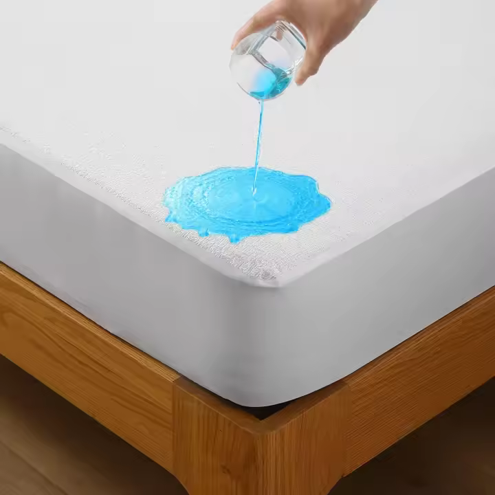 Protector de Colchón Rizo Impermeable y Transpirable - Ajustable y Super Absorbente largos 190/200cm - 1