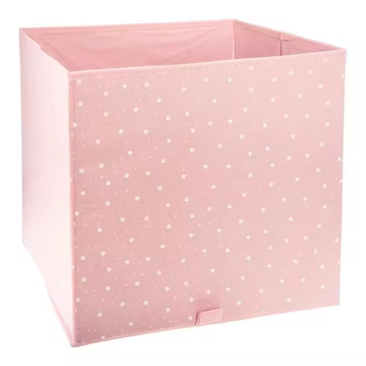 Atmosphera Créateur D'intérieur Cesta Plegable Rosa Organizador Infantil Estrellitas Decorativas - 1