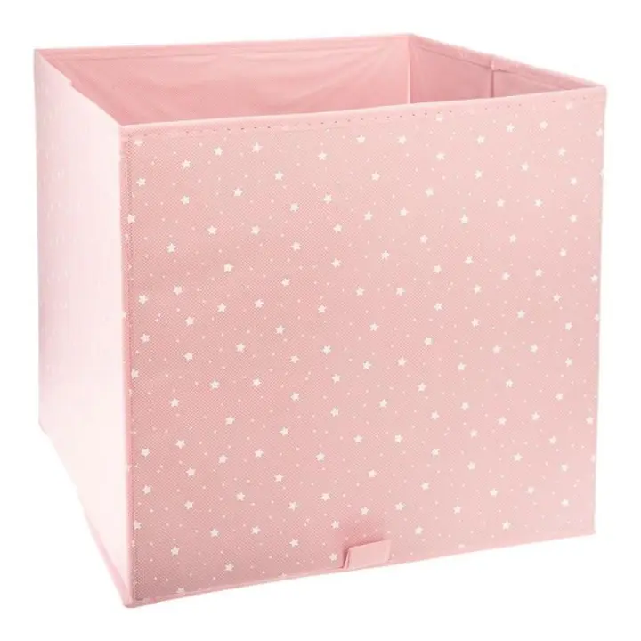 Atmosphera Créateur D'intérieur Cesta Plegable Rosa Organizador Infantil Estrellitas Decorativas - 1