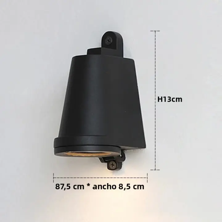 Lámpara De Pared Exterior LED Impermeable Luz De Jardín Aluminio Retro Para Balcón Escalera Pasillo Puerta Moderno Estilo - 1