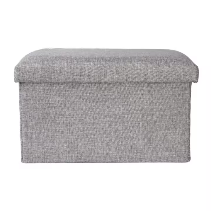 Taburete para almacenamiento, 45x25x25CM, Puff Ajustable, Banco Dormitorio, Salón SSITO - 1