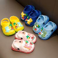 Zapatillas De Dinosaurio Para Niños Antideslizantes Secado Rápido Transpirables Sandalias De Jardín Para Bebés Con Patrón De Dinosaurio - details 2