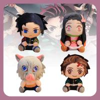 Muñecos De Peluche Anime Lindo De Tanjiro Nezuko Inosuke Giyu Tomioka Juguete Suave Para Amantes De Anime Regalos De Cumpleaños Para Niños Y Niñas - details 0