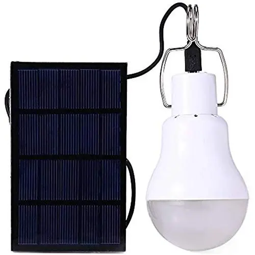 Lámpara Solar LED Impermeable Para Exteriores Cargada Por USB Luz De Emergencia Colgante Potente Para Interior Casa - 1