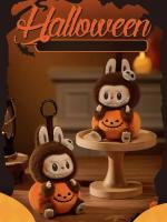 Figura de vinilo Labubu - Halloween 'Fiesta de Calabazas' Llavero/colgante para mochila o keyset (Altura 15 cm) - details 5