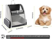 Innovador Viajero burbuja mochila portadores de mascotas para Gatos y Perros (Negro) - details 0
