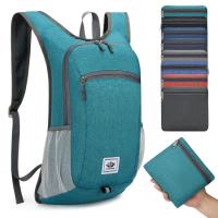 Mochila de senderismo, ligera, plegable, para senderismo, pequeña bolsa de hombro plegable para viajes al aire libre - details 3