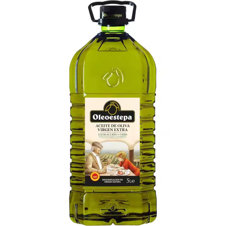 Oleoestepa – Aceite de Oliva Virgen Extra Premium. Frutado Verde, Notas Maduras y Hierba. Extracción en Frío, Alto en Vitamina E. Mejor AOVE (OCU) y Garantía DO Estepa. ¡Sabor y Calidad en Cada Gota! - 1