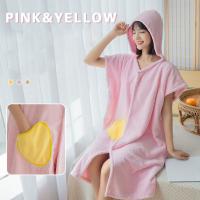 Toalla De Baño De Velours Coral Con Gorro Y Diseño De Ananas Absorbente Y Gruesa Toalla De Playa Para Spa Y Sauna - details 7