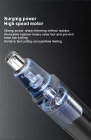 Afeitadora Eléctrica Para Nariz Y Orejas Recargable Lavable Herramientas De Afeitar Automática Para Hombres Peluca Facia Y Cejas - details 4