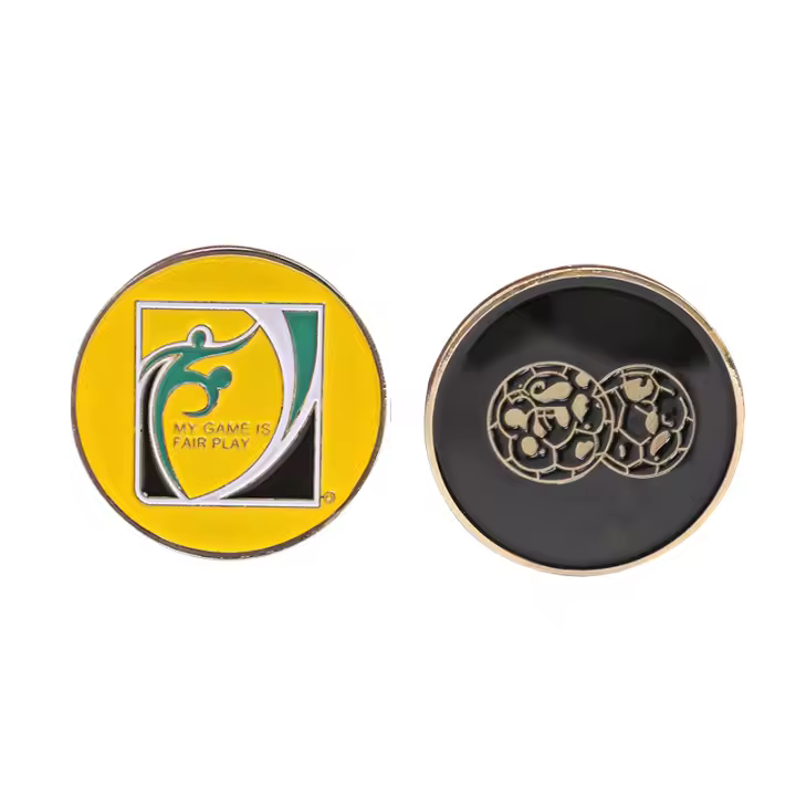 Moneda De Metal Dura Para Entrenamiento De Fútbol Toss De Lado Del Árbitro 1 Pieza Por Venta Adecuada Para Juegos De Fútbol - 1
