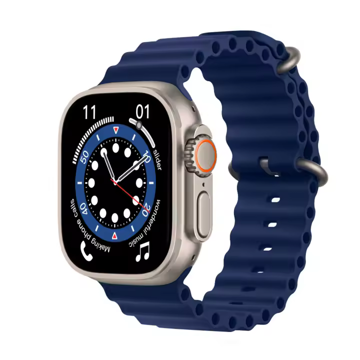 DAM. Smartwatch S9 Max, pantalla de 2.2", modos de deporte, monitor de salud, corona multifunción y botón de acceso rápido configurable. 5x2x5cm. - 1
