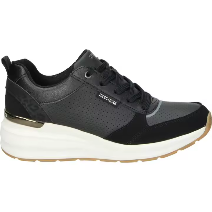 SKECHERS | Deportivas Skechers para mujer 155616-BLK zapatillas para señora color negro con cordones - 1